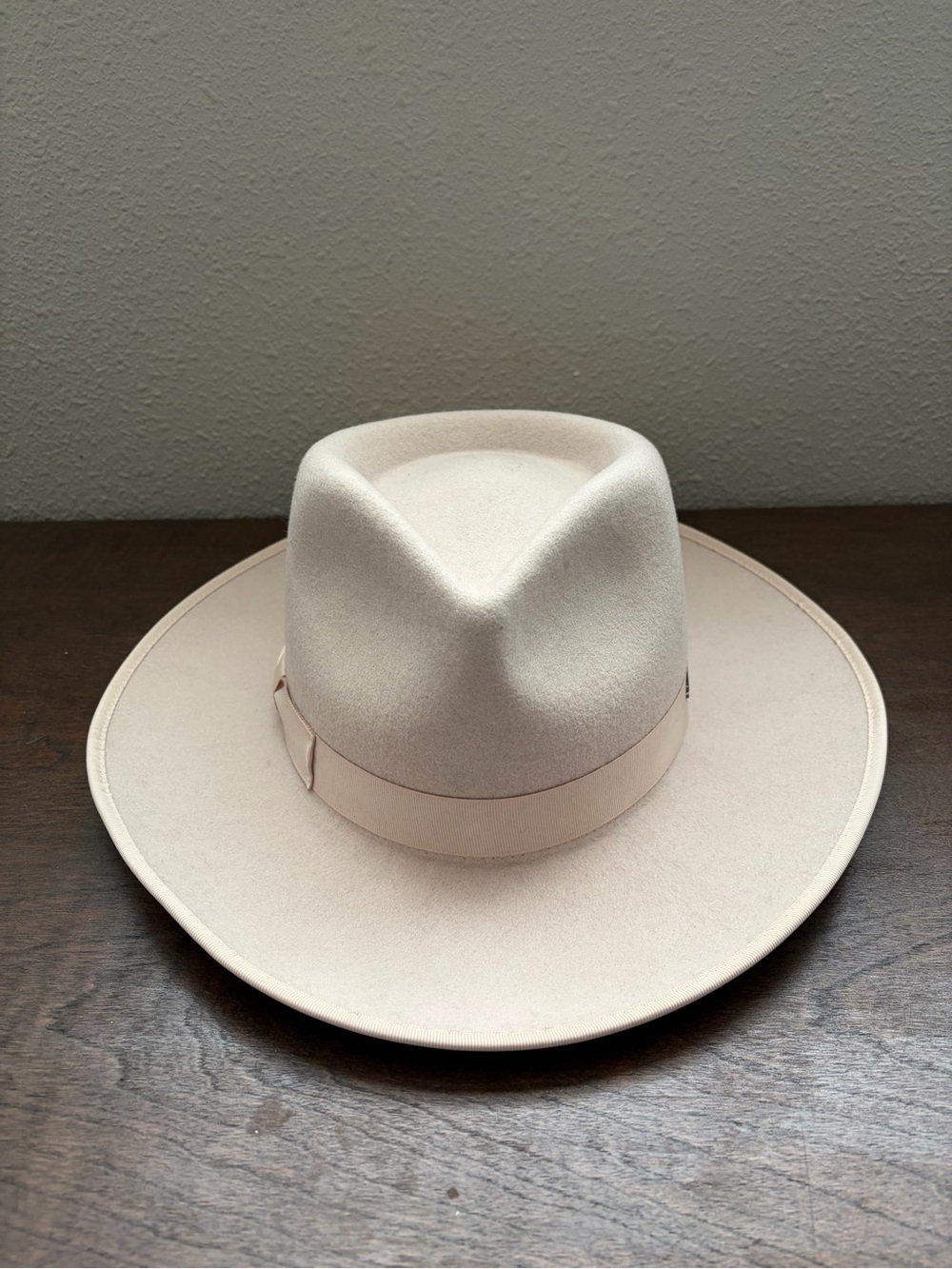 GIGI PIP Women's Wide Brim Fedora Hat in Light Beige